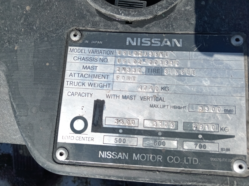 картинка Nissan  UGL 02A35 WU (2007, Б\У) 